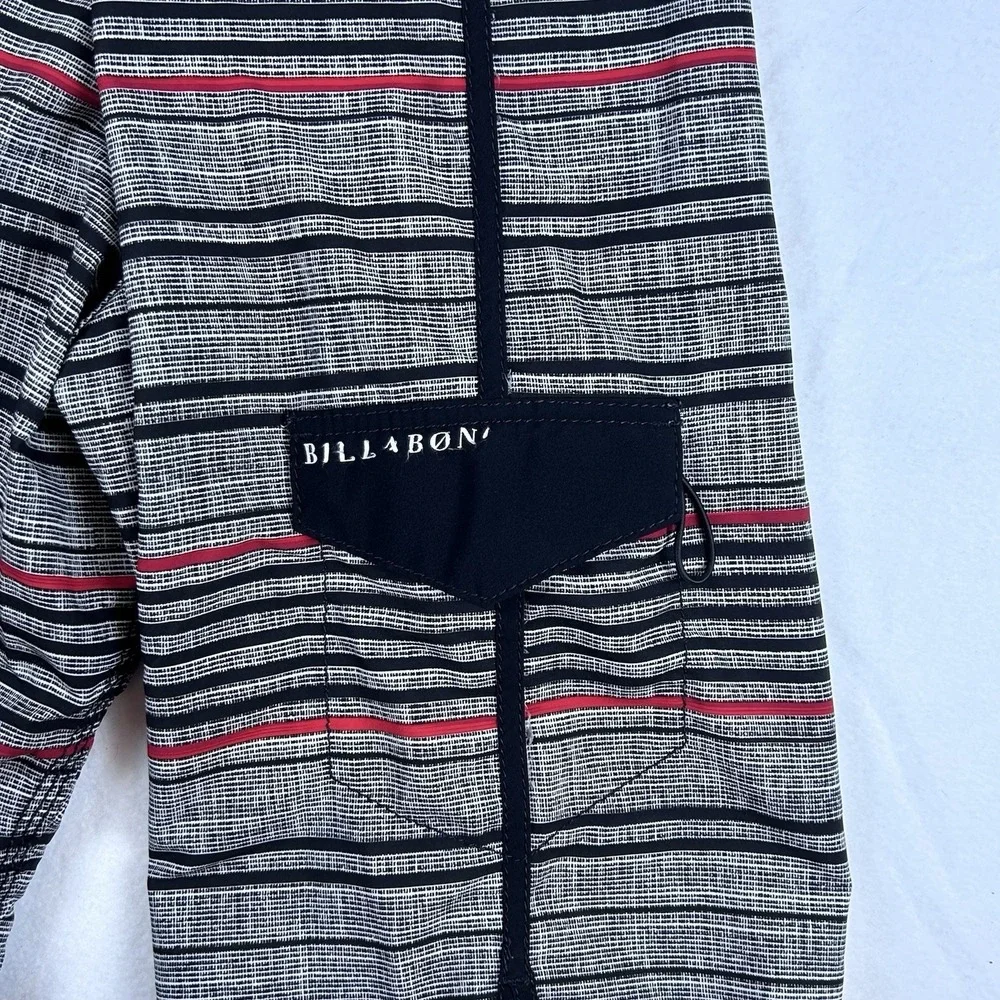 VTG. Billabong Lightweight Board‎ Shorts Platinum X Stretch Black & Gray 34 Mens